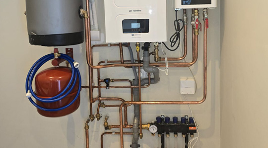 Installatie van cv-ketel